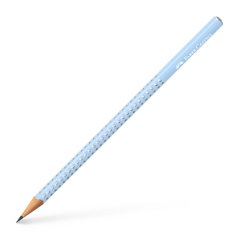 FABER-CASTELL grafitová tužka Grip Sparkle B, nebesky modrá