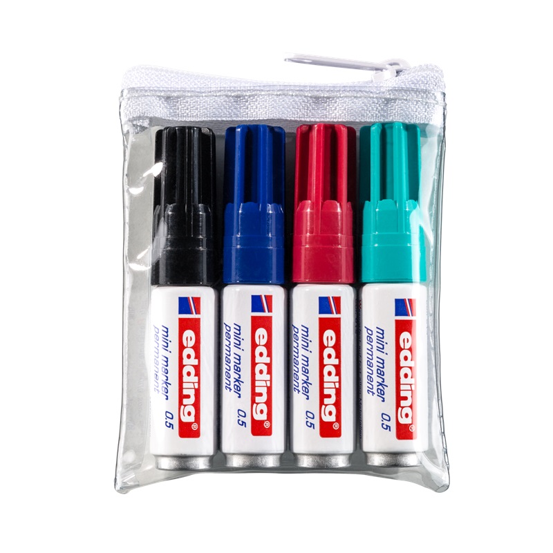 Permanentní popisovač EDDING Mini 0.5, 4ks