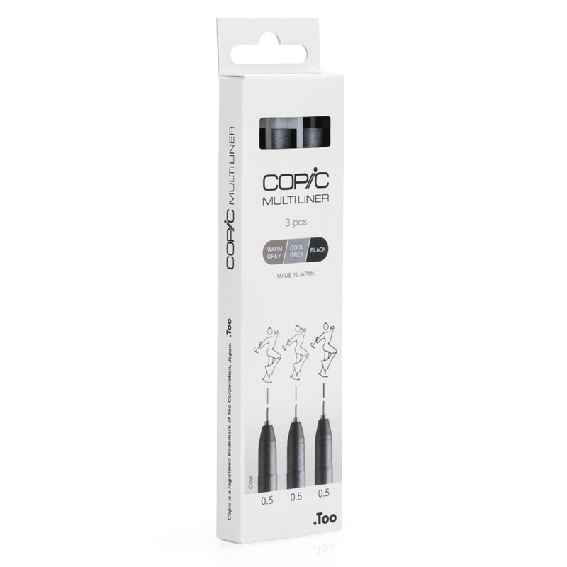 Multiliner COPIC sada 3ks, barevná