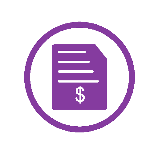 Tištěná faktura přiložená do zásilky