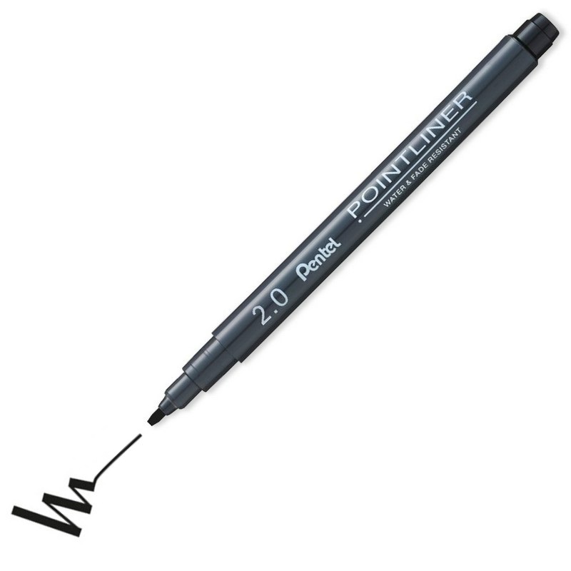 PENTEL dokumentární Pointliner 2mm černý