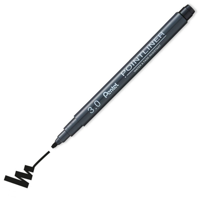 PENTEL dokumentární Pointliner 3mm černý
