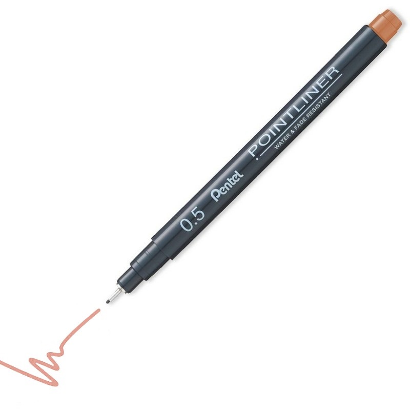 PENTEL dokumentární Pointliner 0,5mm sanguine