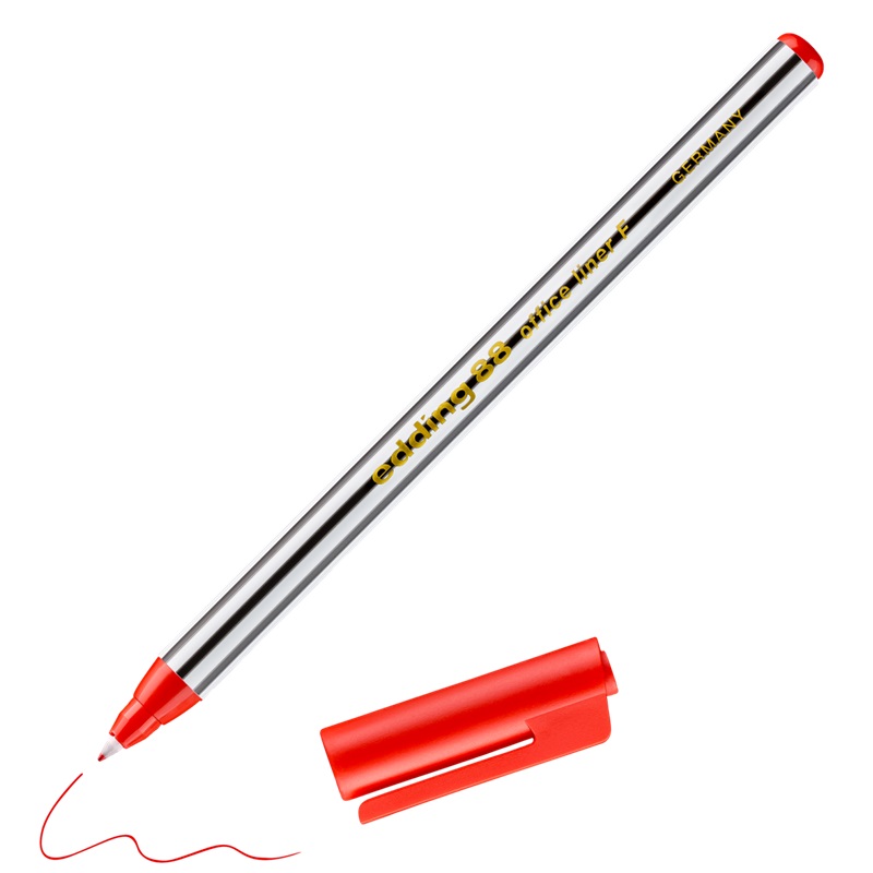Liner EDDING 88 na papír F, červený