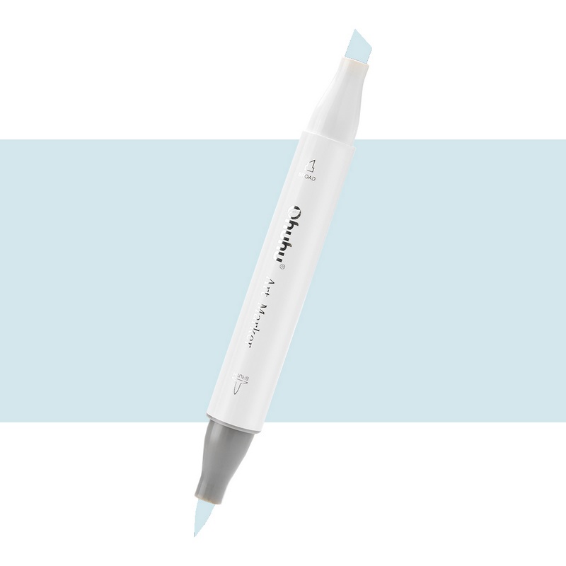 Lihová fixa OHUHU oboustranná Brush & Chisel, B220 Pale Grayish Blue