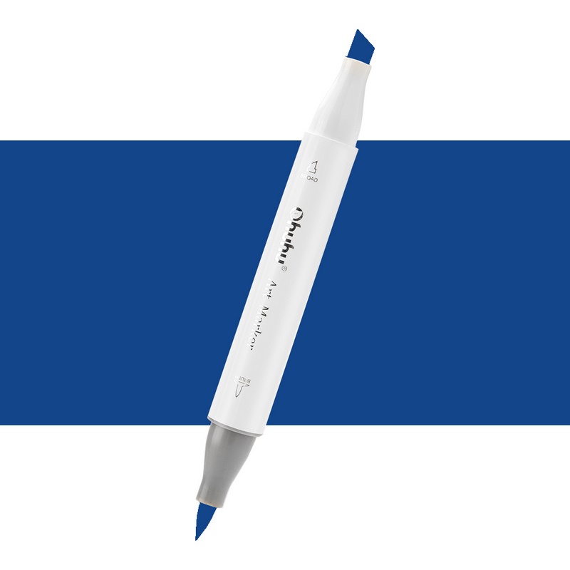 Lihová fixa OHUHU oboustranná Brush & Chisel, B300 Marina
