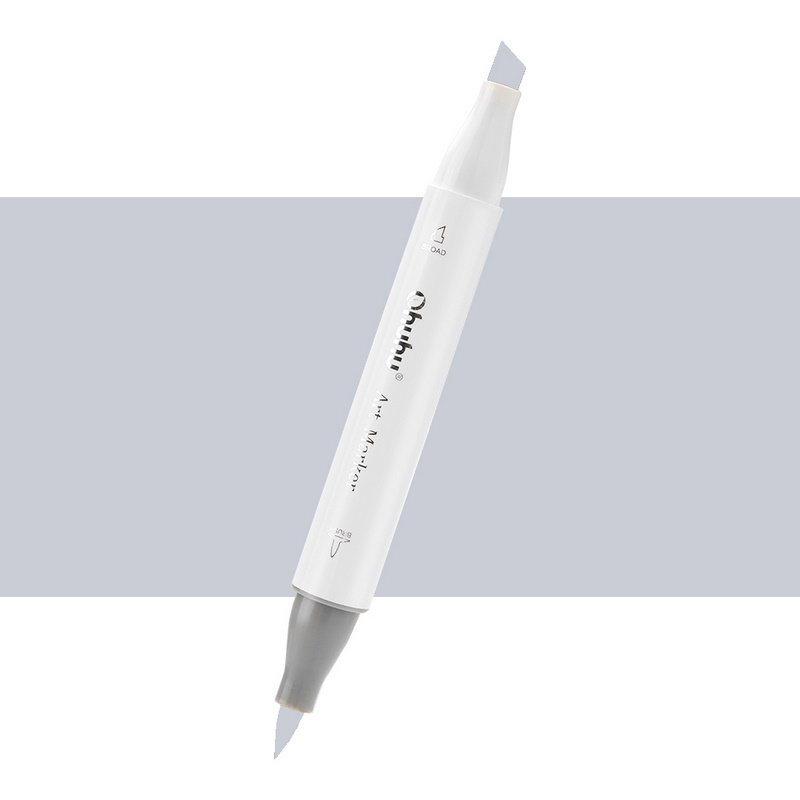 Lihová fixa OHUHU oboustranná Brush & Chisel, BG050 Cool Grey 05