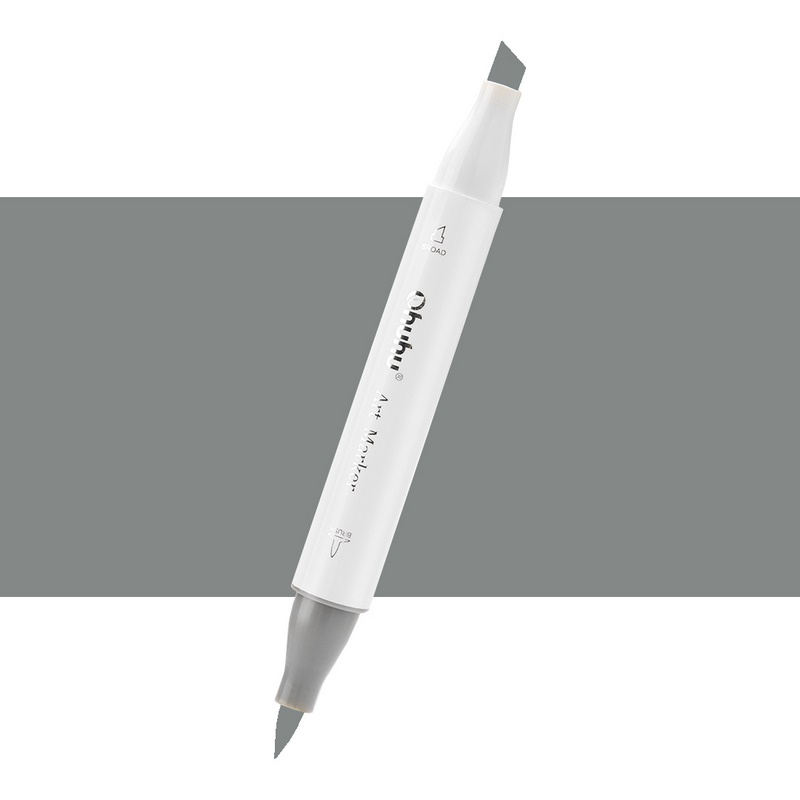 Lihová fixa OHUHU oboustranná Brush & Chisel, CG070 Neutral Grey 07