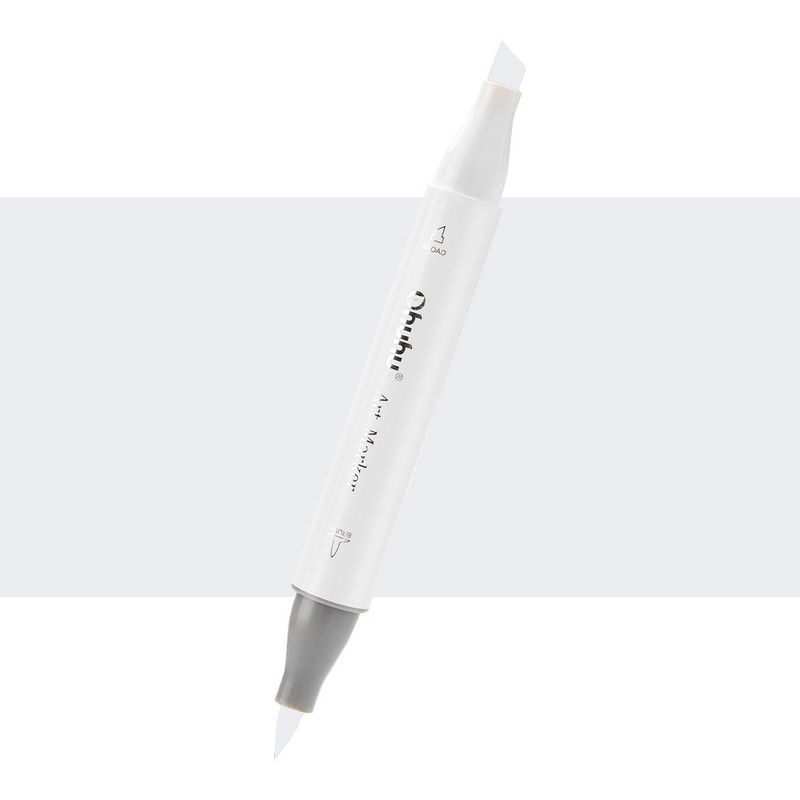 Lihová fixa OHUHU oboustranná Brush & Chisel, CG2 Cool grey 2