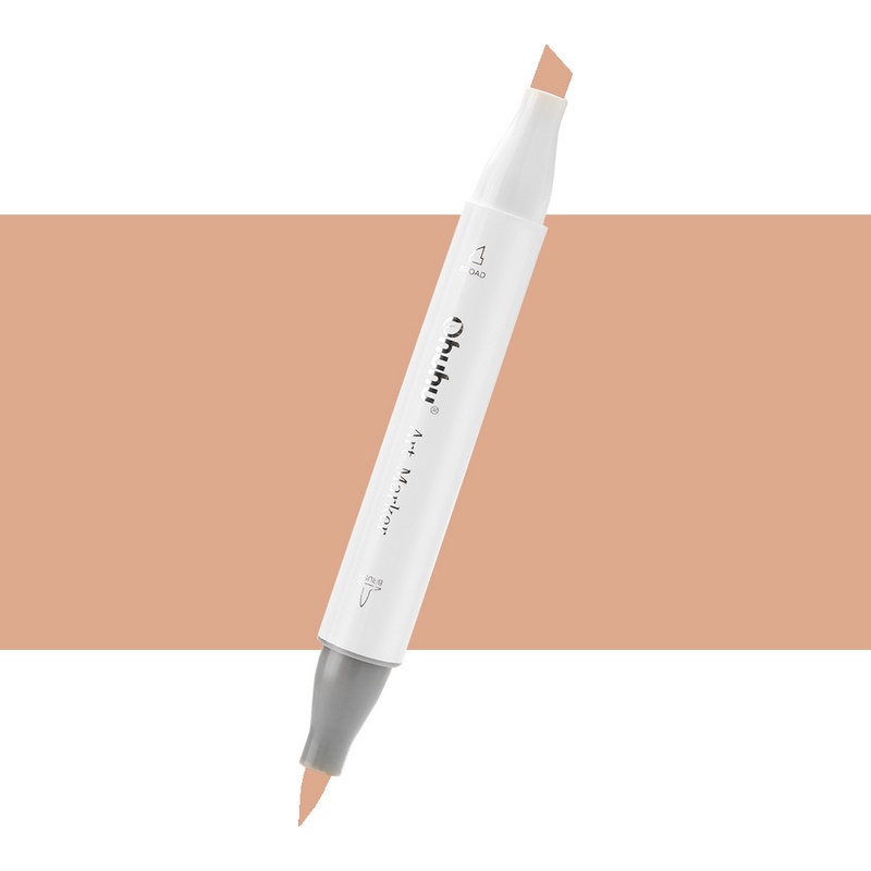 Lihová fixa OHUHU oboustranná Brush & Chisel, E220 Sand