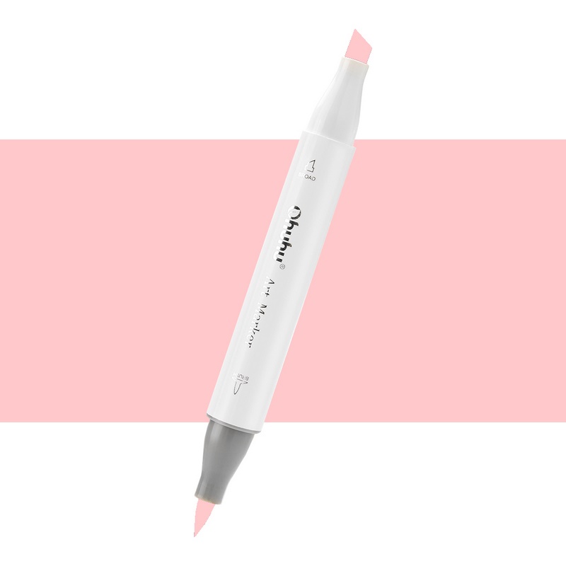 Lihová fixa OHUHU oboustranná Brush & Chisel, E470 Tea Rose