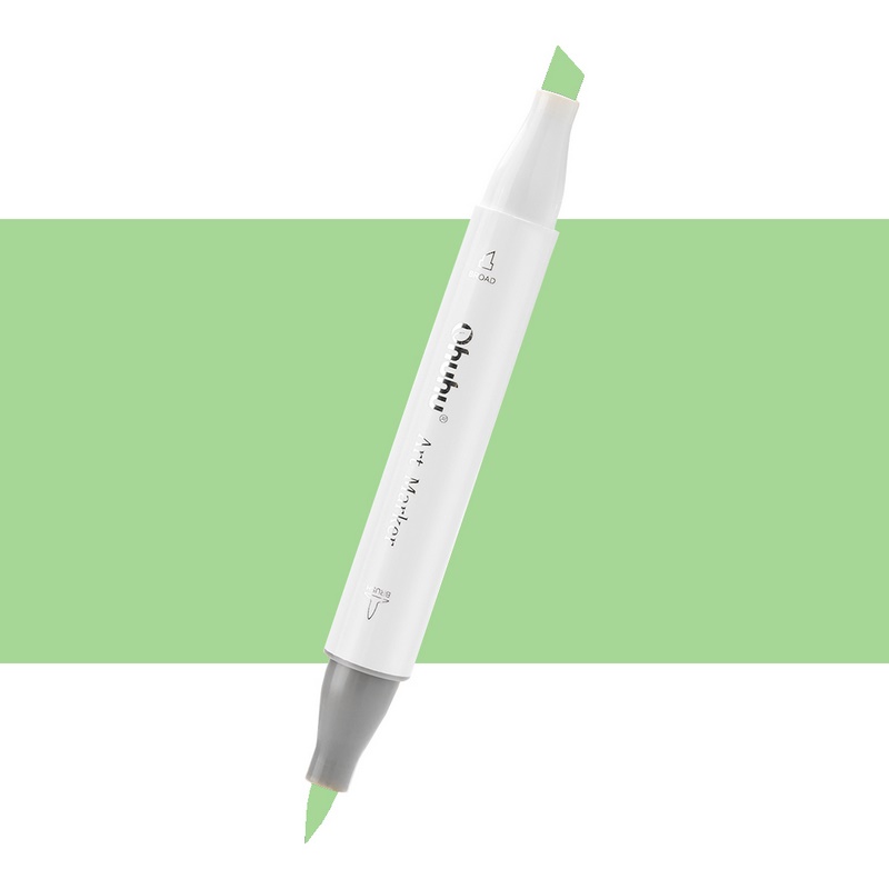 Lihová fixa OHUHU oboustranná Brush & Chisel, G140 Horseradish