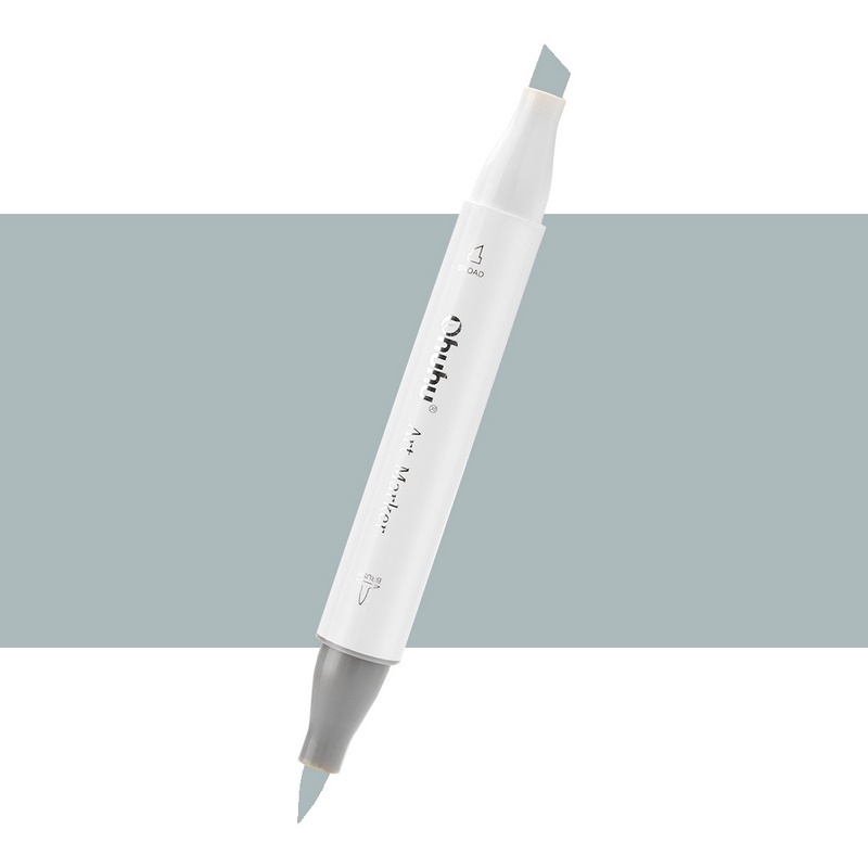 Lihová fixa OHUHU oboustranná Brush & Chisel, NG03 Neutral Grey 3