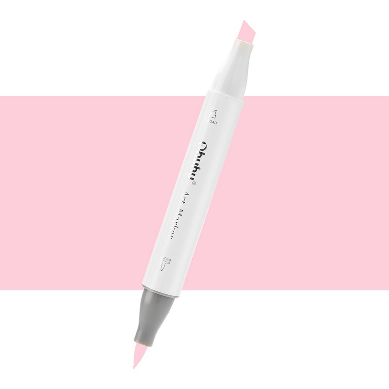 Lihová fixa OHUHU oboustranná Brush & Chisel, R100 Blush