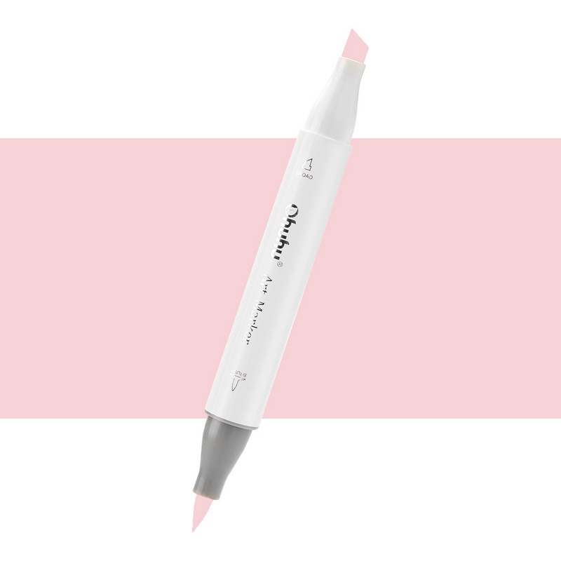 Lihová fixa OHUHU oboustranná Brush & Chisel, R110 Sardonyx