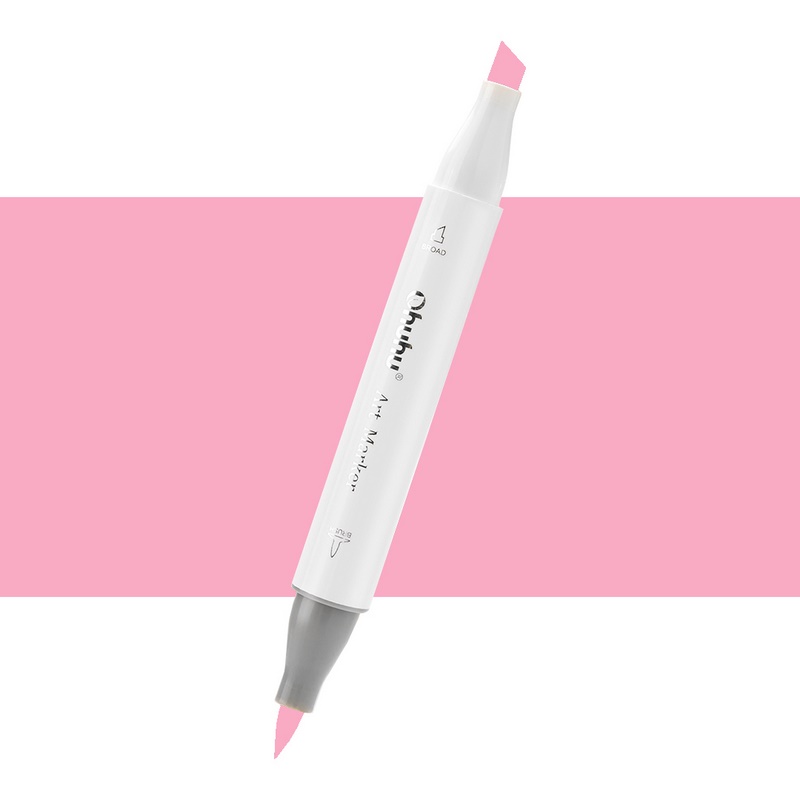 Lihová fixa OHUHU oboustranná Brush & Chisel, R120 Light Prawn