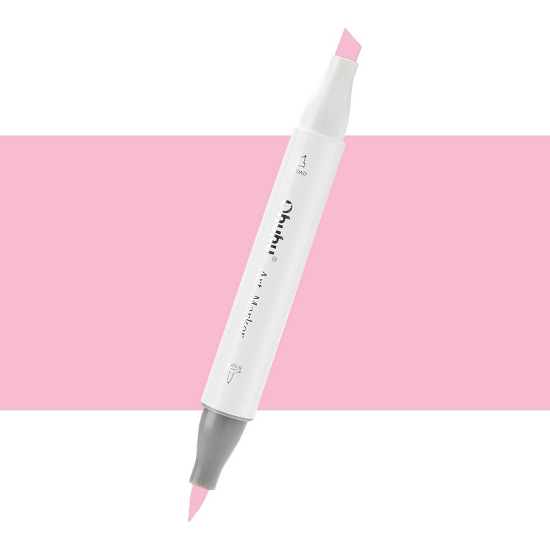 Lihová fixa OHUHU oboustranná Brush & Chisel, R190 Bougainvillaea