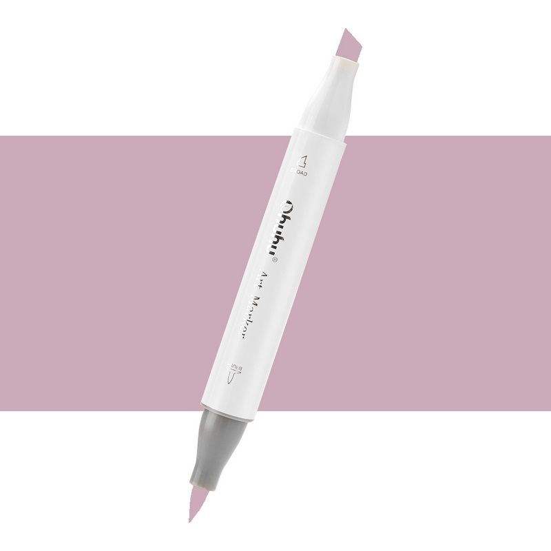 Lihová fixa OHUHU oboustranná Brush & Chisel, R270 Baby Blossoms