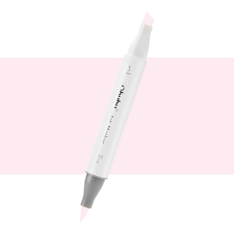 Lihová fixa OHUHU oboustranná Brush & Chisel, RV010 Water Lily