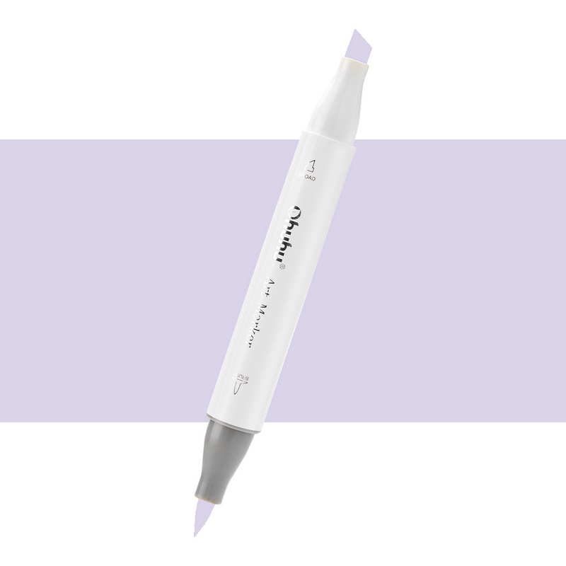 Lihová fixa OHUHU oboustranná Brush & Chisel, V230 Viola