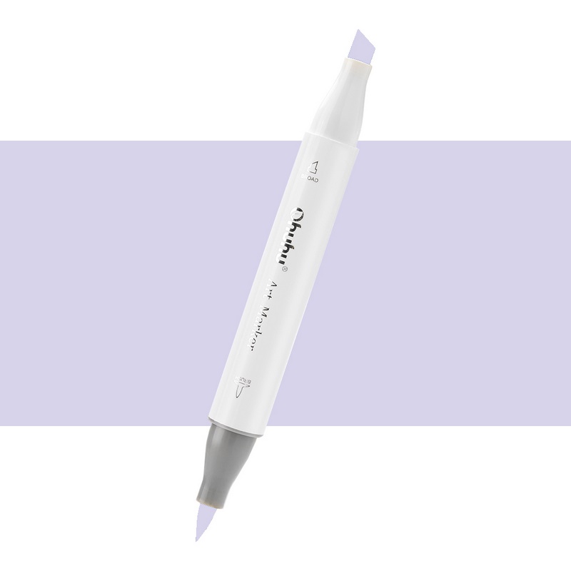 Lihová fixa OHUHU oboustranná Brush & Chisel, V330 Prune