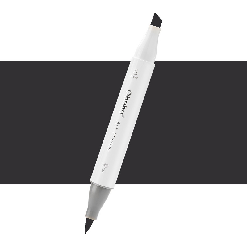 Lihová fixa OHUHU oboustranná Brush & Chisel, WG130 Warm Grey 13