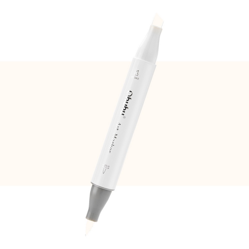 Lihová fixa OHUHU oboustranná Brush & Chisel, Y010 Primrose
