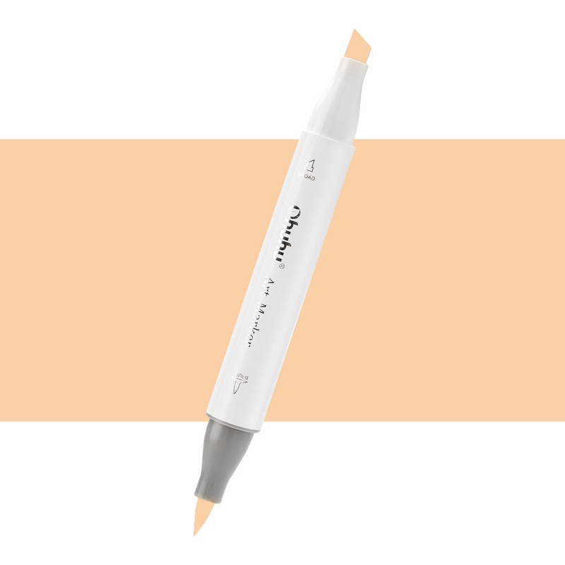 Lihová fixa OHUHU oboustranná Brush & Chisel, YR250 Moccasin