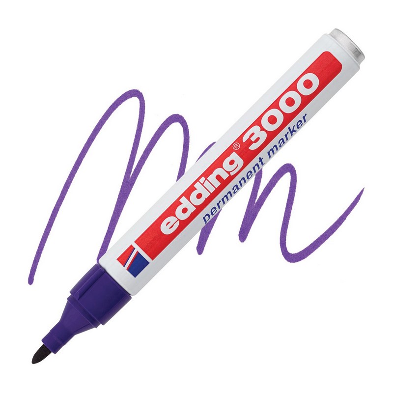 Permanentní popisovač EDDING 3000, fialový