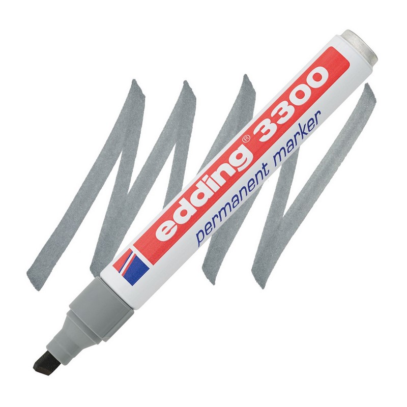 Permanentní popisovač EDDING 3300, šedý