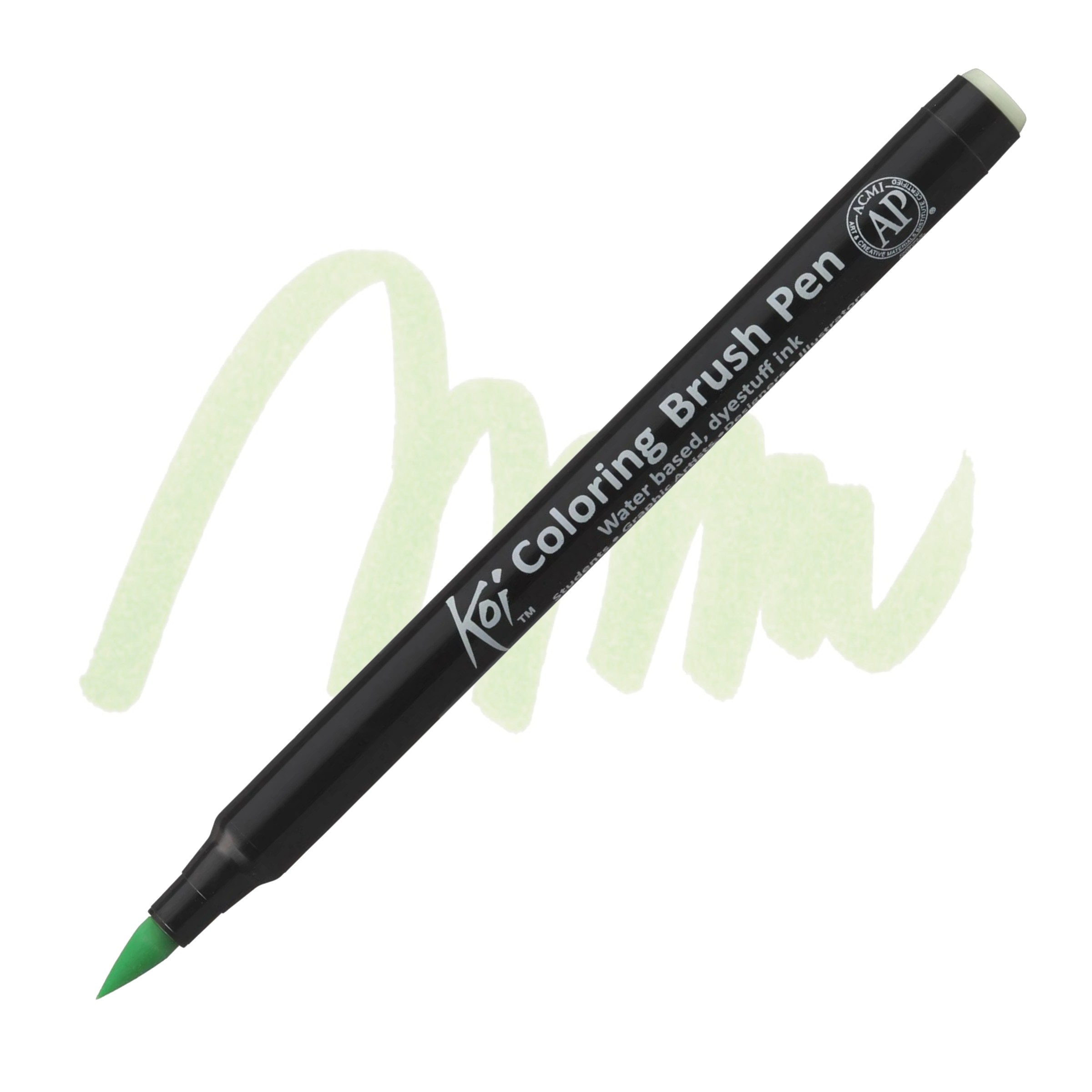 Akvarelový fix Sakura KOI štětcový, Lime Green Light