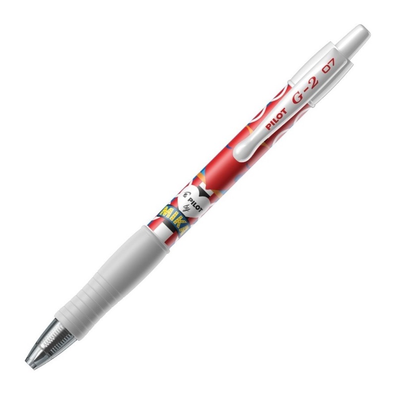 PILOT gelový roller G-2 Clicker 07, "MIKA" červený