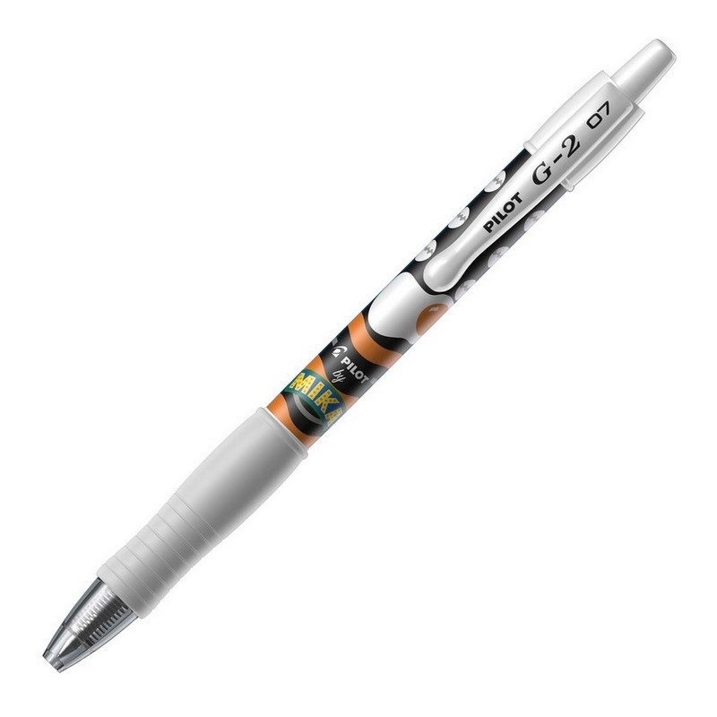 PILOT gelový roller G-2 Clicker 07, "MIKA" černý