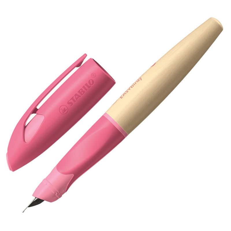 Plnící pero STABILO EASYbirdy Timber pro praváky, růžové