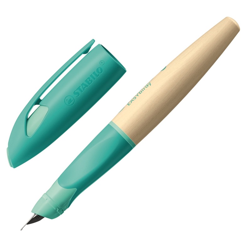 Plnící pero STABILO EASYbirdy Timber pro praváky, zelené