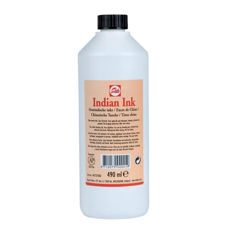 Indický inkoust ROYAL TALENS Indian Ink 490 ml, černý