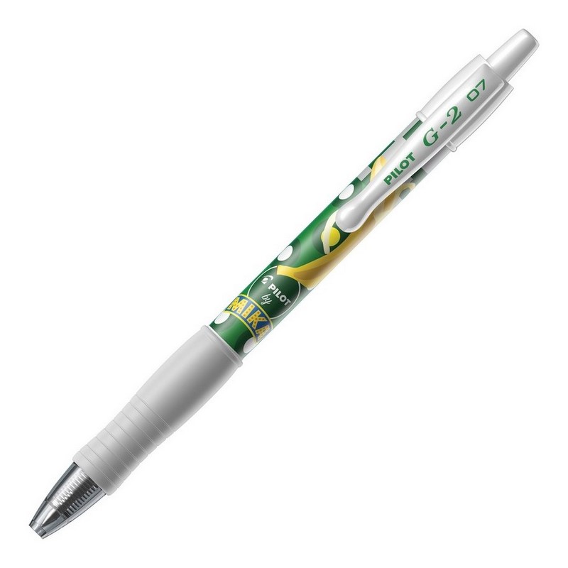 PILOT gelový roller G-2 Clicker 07, "MIKA" zelený
