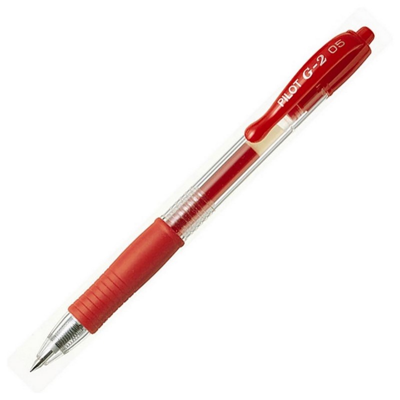 PILOT gelový roller G-2 Clicker 05, červený
