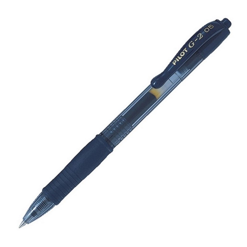 PILOT gelový roller G-2 Clicker 05, modročerný