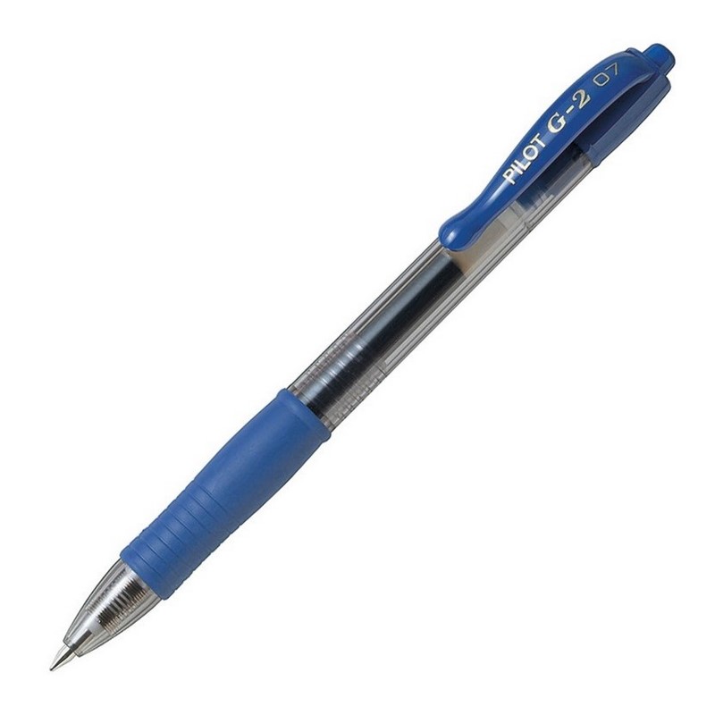 PILOT gelový roller G-2 Clicker 07, modrý