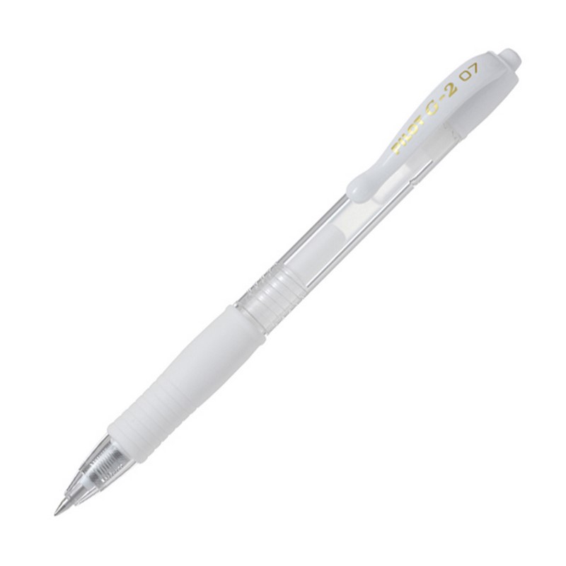 PILOT gelový roller G-2 Clicker 07, bílý