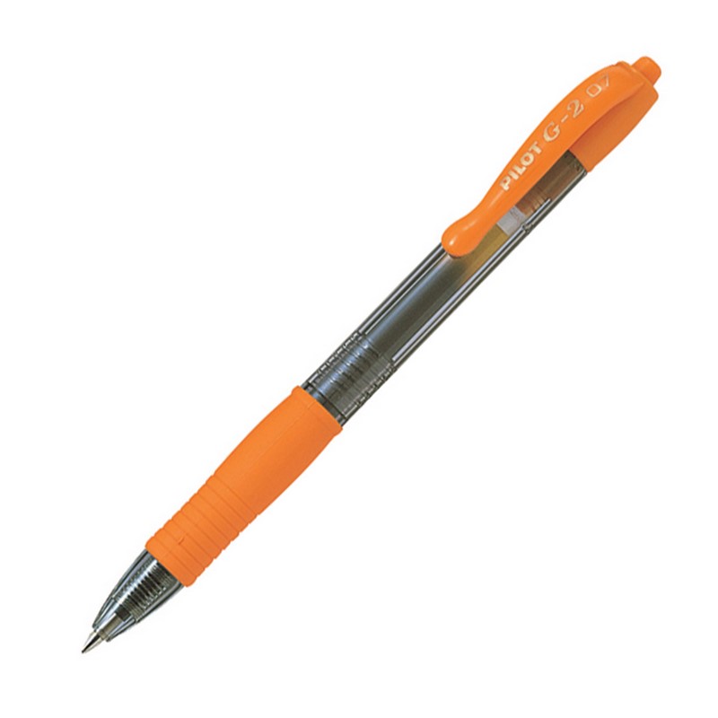 PILOT gelový roller G-2 Clicker 07, oranžový