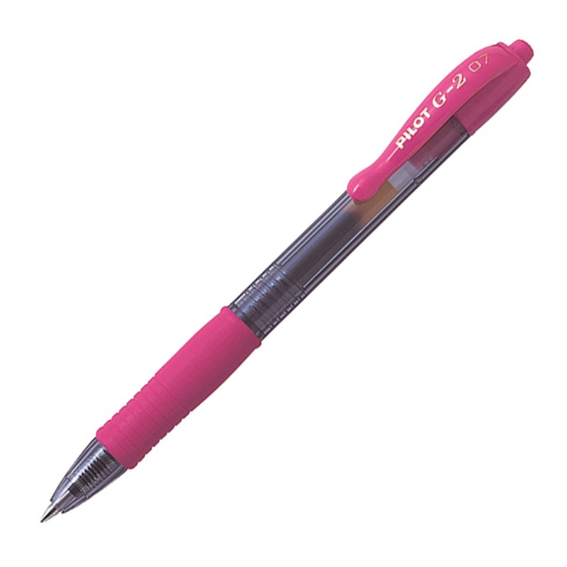PILOT gelový roller G-2 Clicker 07, růžový