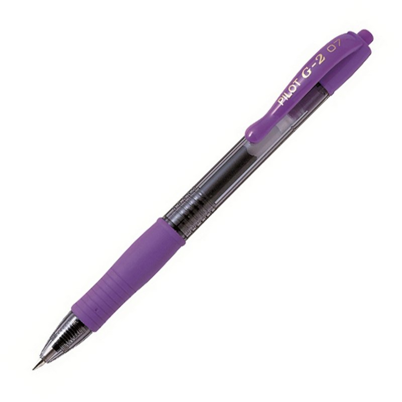 PILOT gelový roller G-2 Clicker 07, fialový
