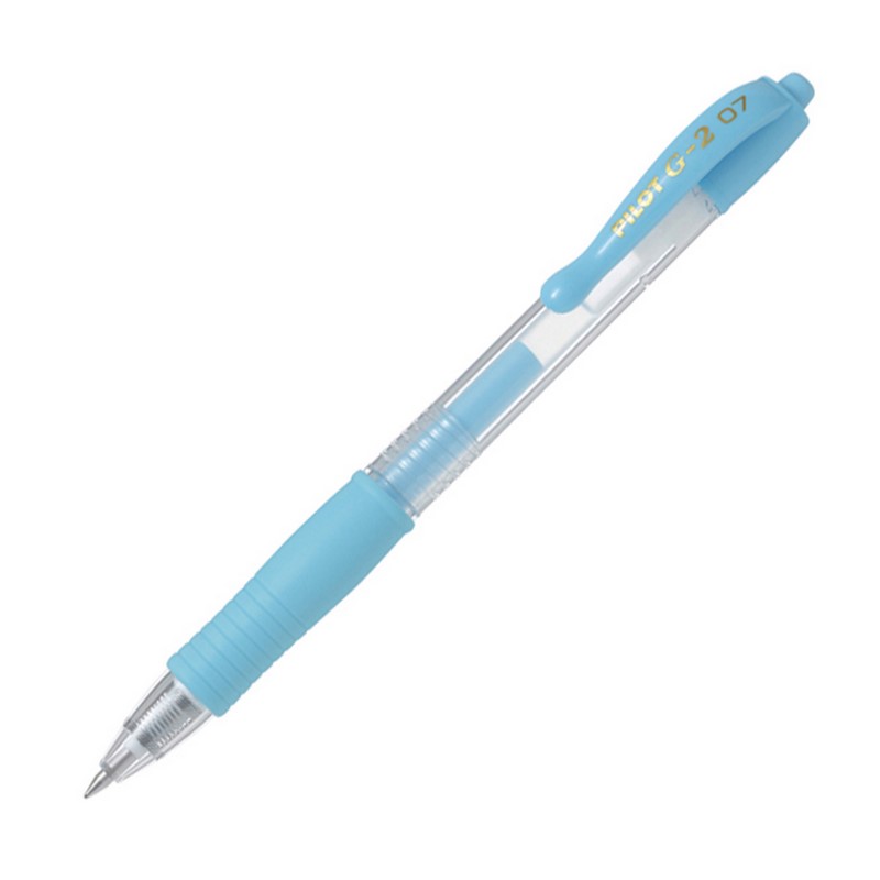 PILOT gelový roller G-2 Clicker 07, bledě modrý