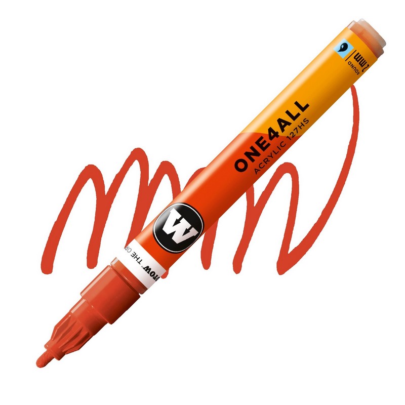 Akrylová fixa MOLOTOW One4All 127HS 2mm, vermilion