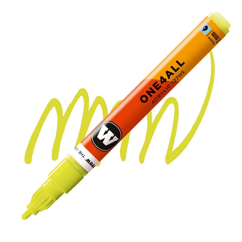 Akrylová fixa MOLOTOW One4All 127HS 2mm, neon green light fluo