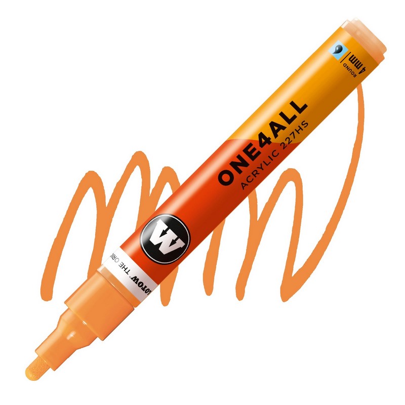 Akrylová fixa MOLOTOW One4All 227HS 4mm, goldfish