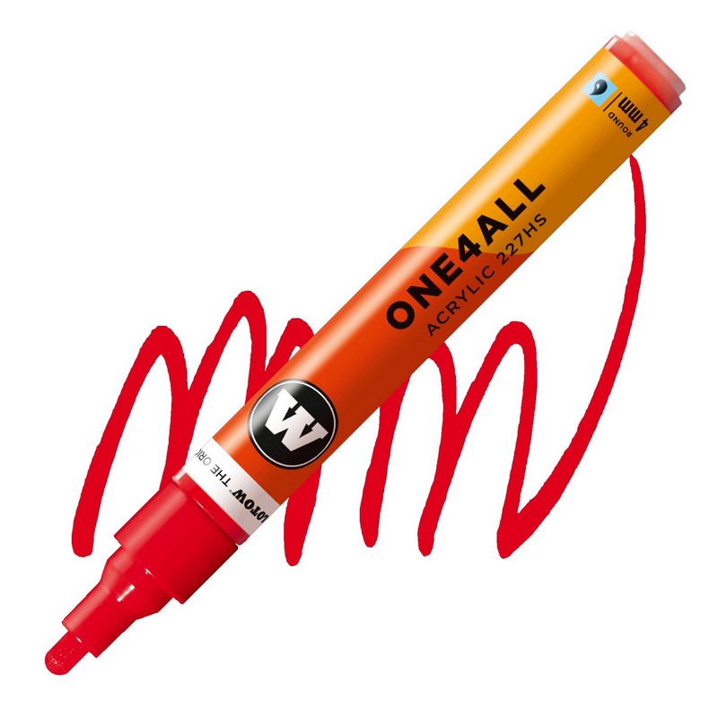 Akrylová fixa MOLOTOW One4All 227HS 4mm, cherry red