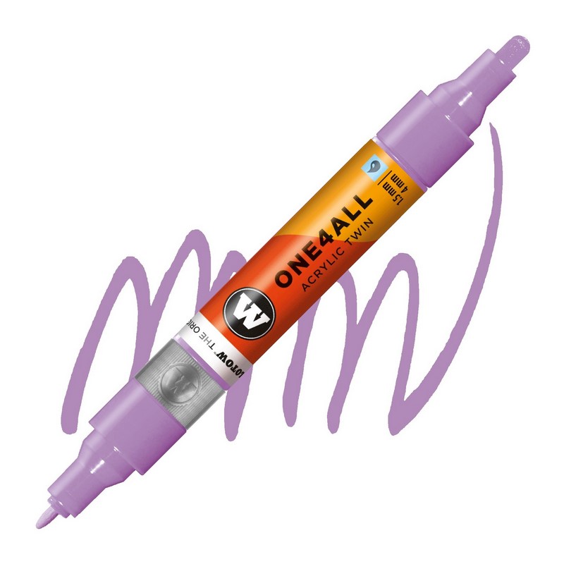 Akrylová fixa MOLOTOW One4All Twin 1,5-4mm, lavender
